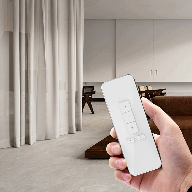 Hand-held curtain control