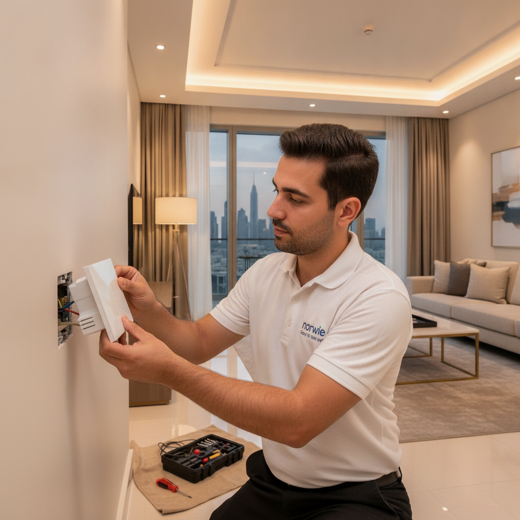 Retrofitting smart technology into existing holiday apartment