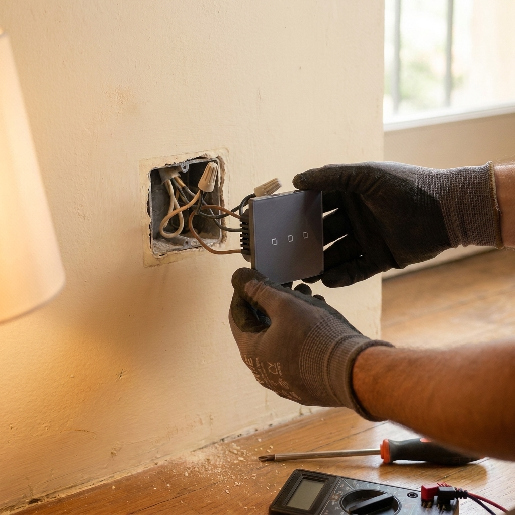 Retrofitting smart systems into existing villa